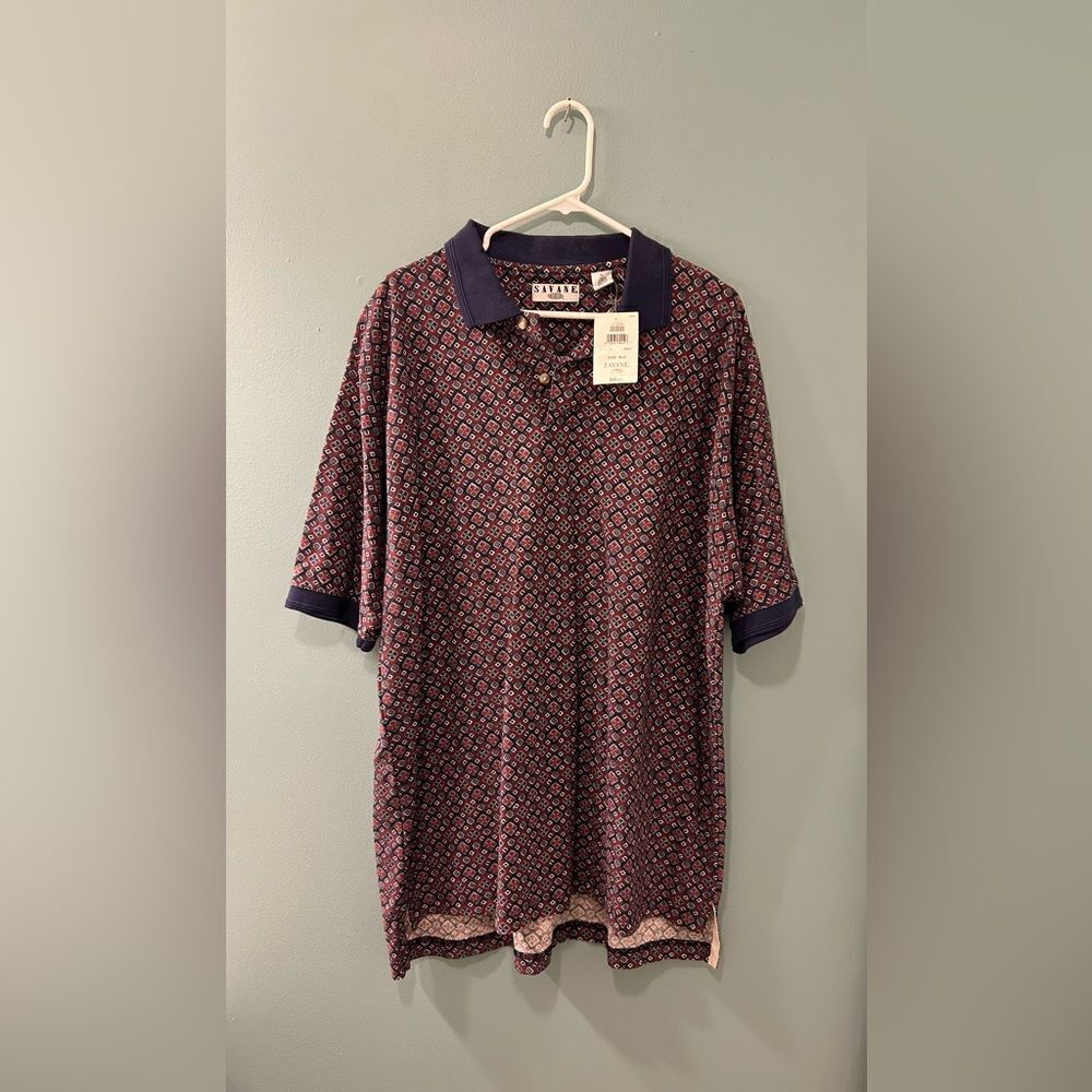 NWT … SAVANE “Size: XLG” Polo Shirt